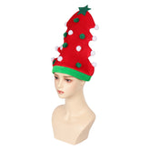 Adults Kids Christmas Elf Red Hat Christmas Accessories